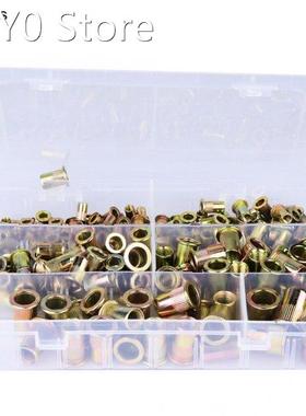 210Pcs/lot Carbon Steel Nutsert Assortment Kit Galvanized Ri