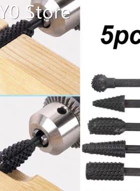 5PCS 1/4'' Shank DIY Drill Bit Set Carpentry Cutting