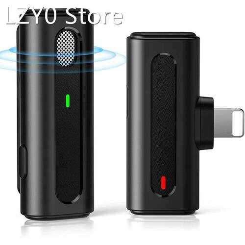 Wireless Lavalier Microphone, Plug-Play Wireless Mic For Iph