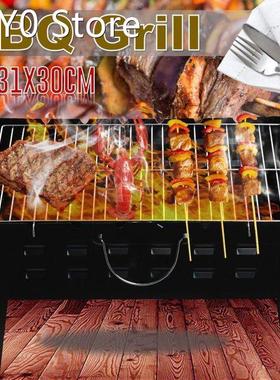 Foldable BBQ Grills Patio Barbecue Charcoal Grill Stove Stai
