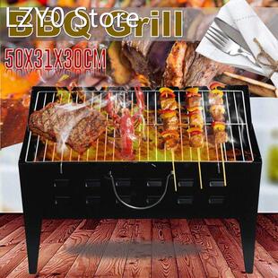 Patio Barbecue Charcoal Foldable Stove Grills Grill Stai BBQ