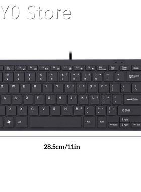 USB 2.0 Ultra Slim Wired Keyboard USB Ultra Thin K