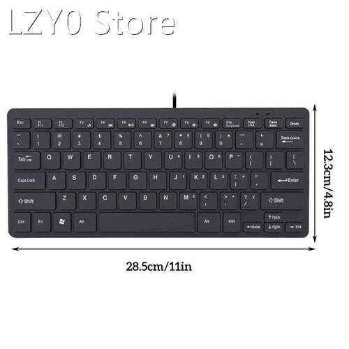 USB 2.0 Ultra Slim Wired Keyboard USB Ultra Thin K
