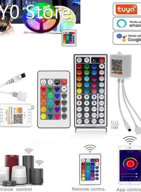 DC5-24V Tuya WiFi Controller 24key 44key IR Remote With Voic