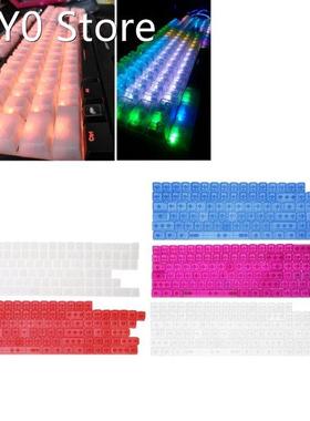 104 Keys Transparent ABS Blank Keycaps For OEM MX Switches G