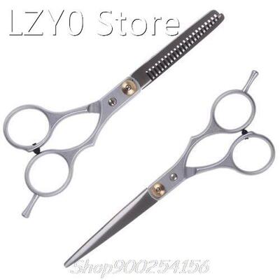 2 pc Professional Hair Cutting Thinning Scissors Shears Barb