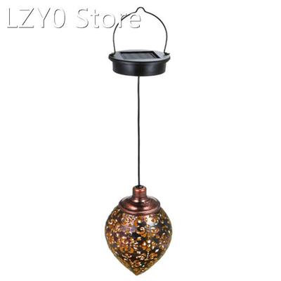 Hanging Solar Lantern LED Solar Lanterns Outdoor Garden Lig