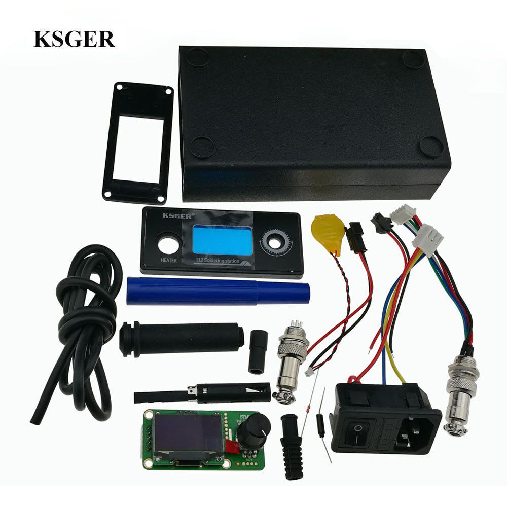 V2.1S STM32 OLED 1.3 Size Screen T12 Digital Temperature Bat