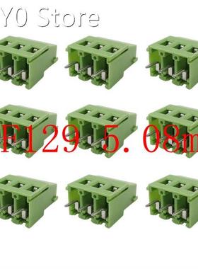 10Pcs KF129 5.08mm 3 Pin PCB Screw Terminal Block Connector