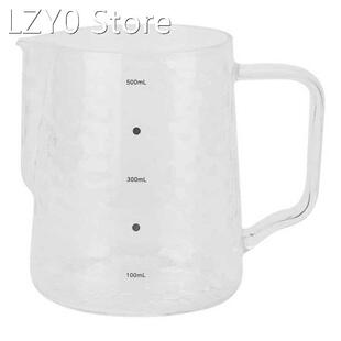 Glass Measure Cup Lightweight 500ml Coffee Cup for Hotels fo