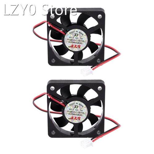 2X 50Mm 12V 2Pin 4000RPM Sleeve Bearing PC Case CPU Cooler C