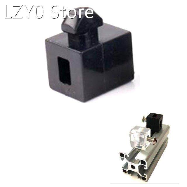 4pcs/lot 3030 Black Aluminum Spacer Block 4040 4545 Interval