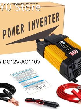 4000W DC12V-AC110V/220V Car Power Inverter LED Screen Voltag