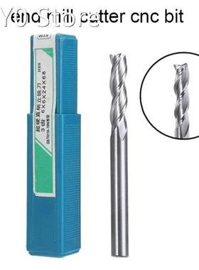 1pc 3 Flutes HSS End Mill 6mm Shank Milling Cutter 68mm Leng