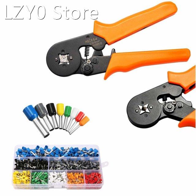 Ferrule Crimping Tool Kit Ferrule Crimper Plier AWG 23-10 (0