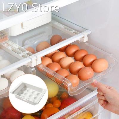 Kitchen Fruit Egg Organizer Storage Rack Box Fridge Freezer