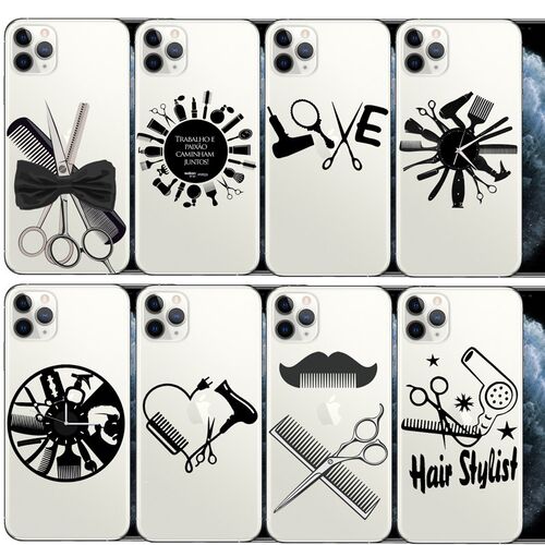 Hair Stylist Scissors Brush Switch Silicone Soft Case  For
