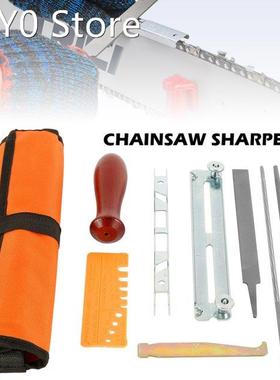 10 Pcs/set Professional Chainsaw Chain Sharpening Tool Kit H