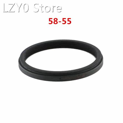 1pcs 58-55mm Metal Step down Rings Lens Adapter Filter