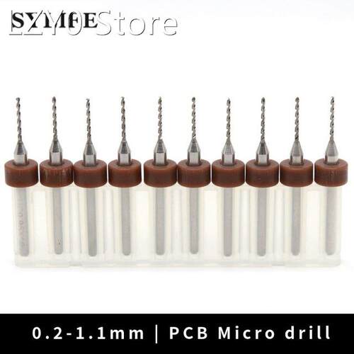 0.2-1.1mmPCB Drill Bit Set Carbide Micro CNC Twist Bits For