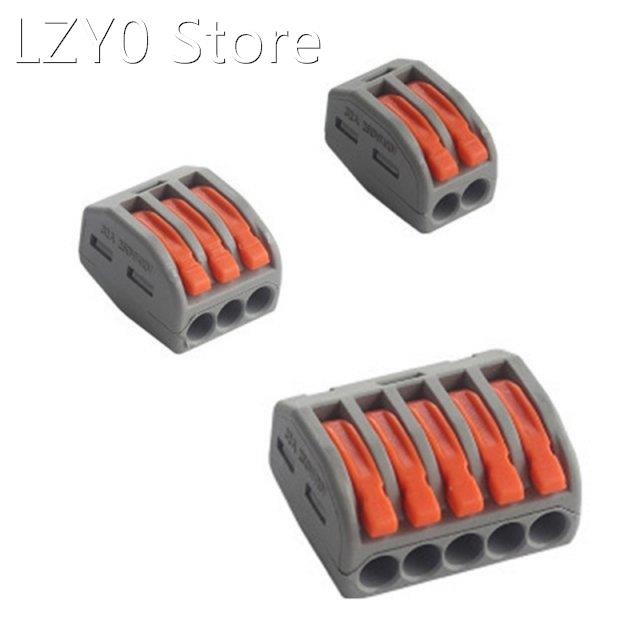 Compact Splicing Wire Quick Connectors Lever Nut Assortment