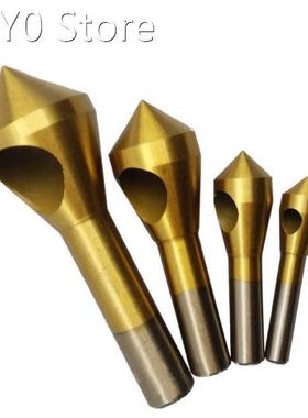4pcs Set Titanium Countersink Deburring Drill Taper Hole Cut