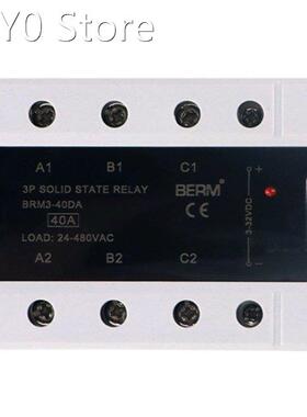 Reliable Sensitive Three Phase Solid State Relay 10-120A Loa