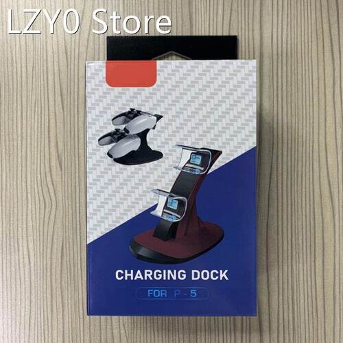 Compatible w/ PS5 Wireless Controller Dual Charger With Led