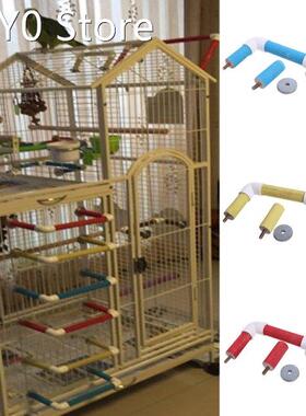 2021 New Pet Bird Parrot Cage Perch Stand Platform Paw Grind