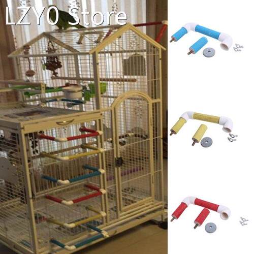 2021 New Pet Bird Parrot Cage Perch Stand Platform Paw Grind