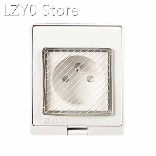 Universal IP55 Waterproof Wall Socket Anti-UV Surface Mount