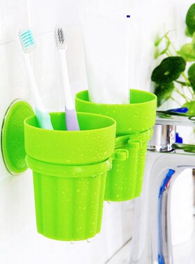 Creative Suction Couple Bathroom Tumblers Toothpaste Toothb