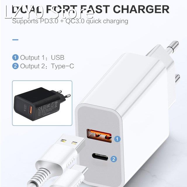 USB Charger 18W Quick Charge QC PD Charger 18W QC3.0 USB Typ