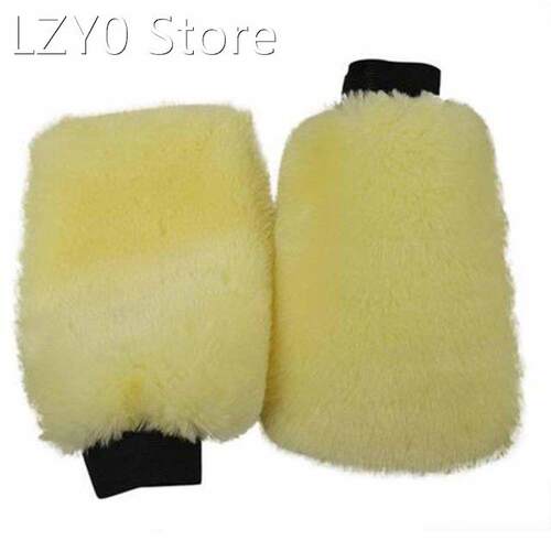 Car Microfiber Plush Mitt Car Wash Glove Mitten Washing Clea