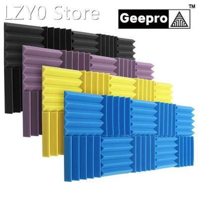 Geepro 10pcs 250x250x50mm Soundproofing Acoustic Panel Acous