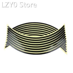 Fluorescent Motorcycle Rim Tape Stickers Wheel Stripes Decal