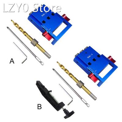 Woodworking Oblique Drill Guide Set Positioner Locator Tool