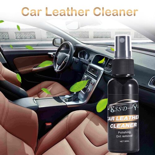 50ML Automobile Interior Leather Car Seat Polish Wax Panel D
