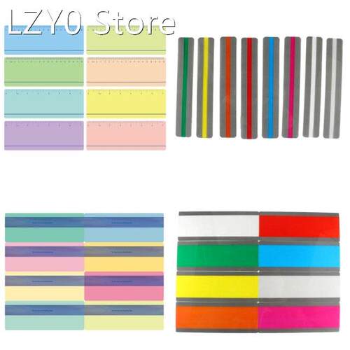 Color Bookmark Guided Reading Strips PVC Transparent Effect