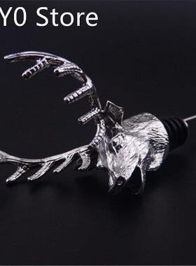 New Stainless Steel Deer Stag Head Wine Pourer Unique Wine B