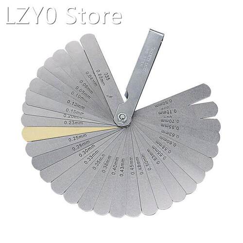0.04mm - 0.88mm Blades Feeler Gauge Metric Gap Filler Thickn