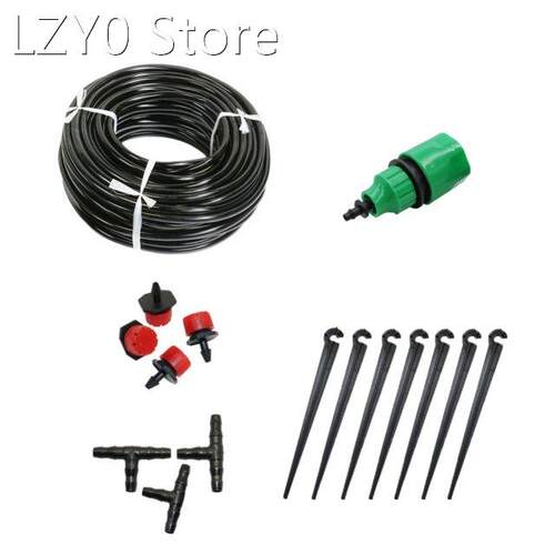 5m/10m/20m Hose watering kit Garden Automatic Pouring Drip I