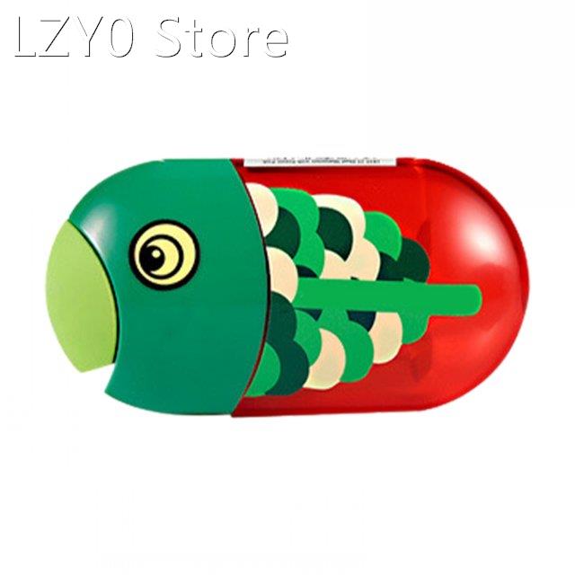 Pencil Sharpener Mechanical School Cute With Eraser Double H
