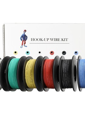 60m/box 196ft Hook-up Stranded Wire 22 AWG UL3132 Flexible S