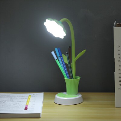 Eye Protection LED Table Lamp 2 In 1  Sun Flower USB Charge