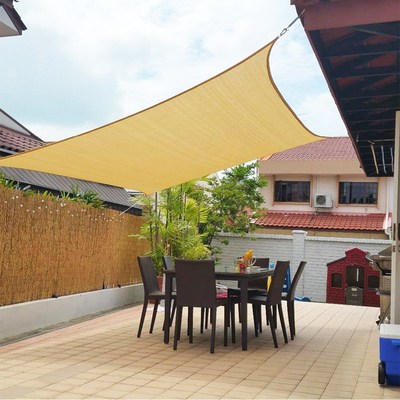 Sand 300D 160GSM Rectangular Shading Sail Polyester Oxford H