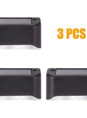 3/10PCS Light Sensor Solar Step Light Stair Light Deck Raili