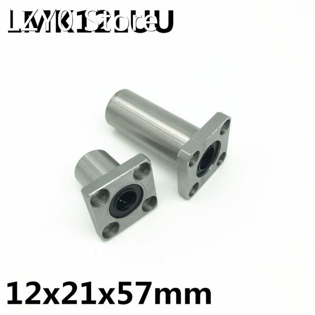 2pcs LMK12LUU for 12mm shaft linear bearing square flange ba