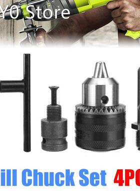 4Pcs/Set 13mm Drill Chuck SDS Plus Shank Adaptor Socket Squa