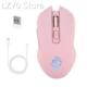 2.4G LED USB Wireless Game Pink Silent Optical Mice 1600DPI